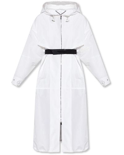 Stella McCartney Oversize Hooded Coat - White