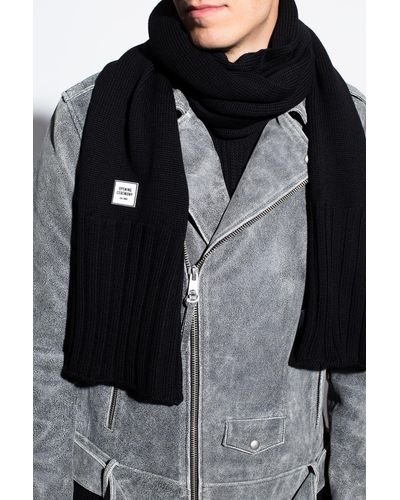 Opening Ceremony Scarf With Logo - Black