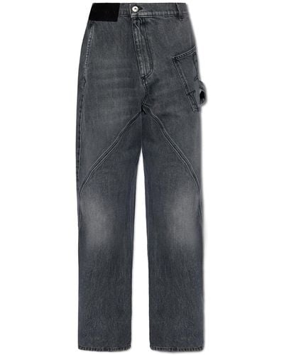 JW Anderson Jeans With Logo - Blue