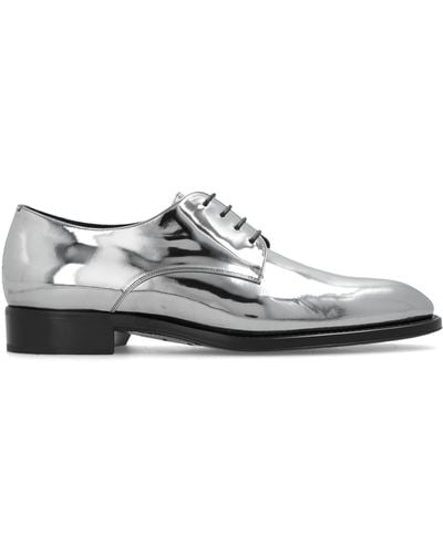 Saint Laurent 'adrien' Derby Shoes, - White