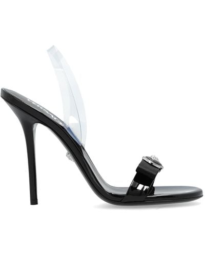 Versace High-Heeled Sandals - Black