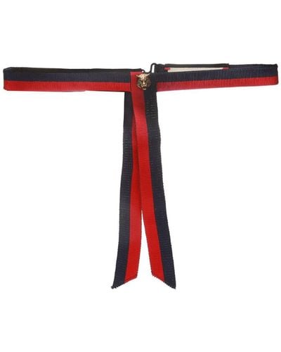 Gucci 'web' Neck Bow - Red