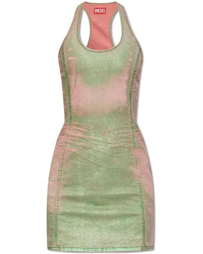DIESEL 'de-arlyn-s' Denim Dress, - Green
