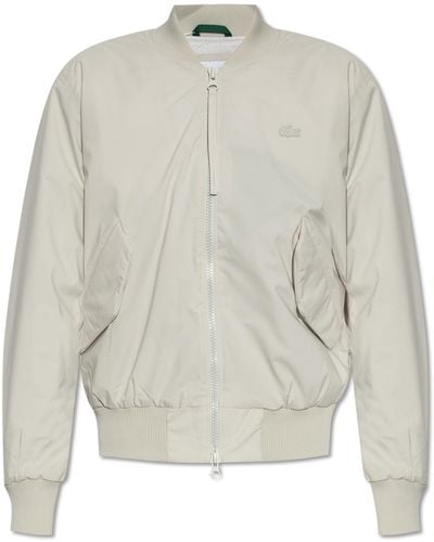 Lacoste Jacket With Logo - White