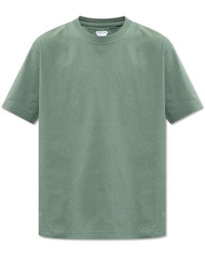Bottega Veneta Cotton T-shirt, - Green