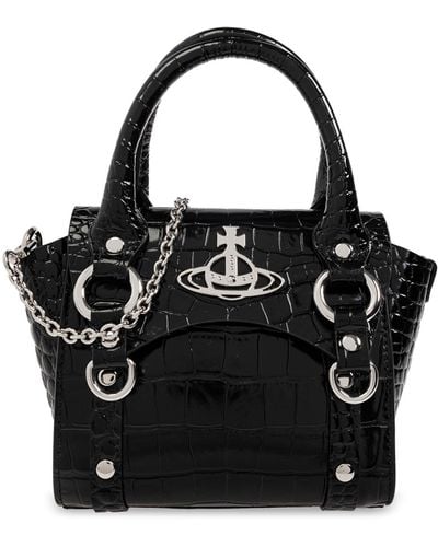 Vivienne Westwood 'betty Mini' Handbag, - Black