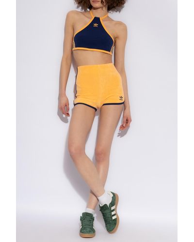 adidas Originals Shorts With Logo - Orange