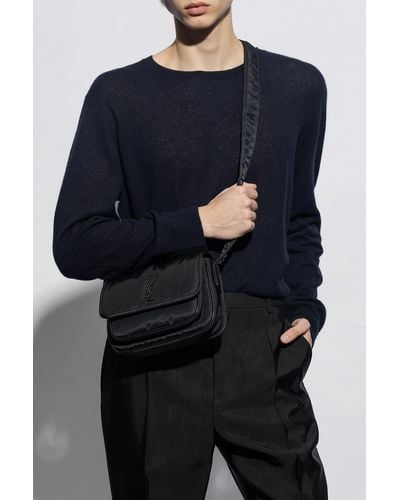 Saint Laurent 'niki Small' Shoulder Bag, - Black