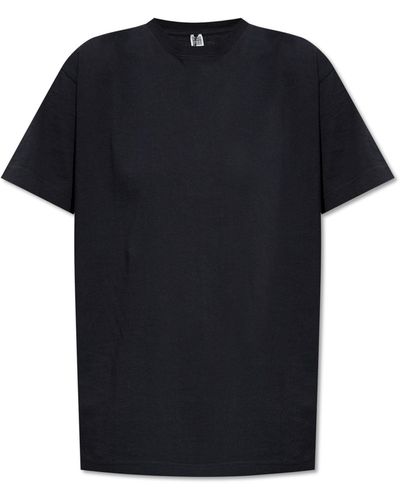 Totême T-shirt From Organic Cotton - Black