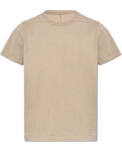Rick Owens 'short Level T' T-shirt, - Natural