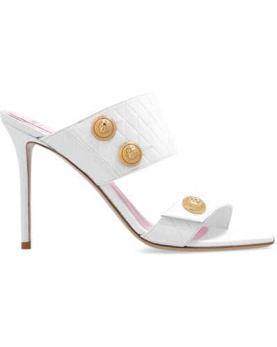 Balmain ‘Eva’ Heeled Sandals - White