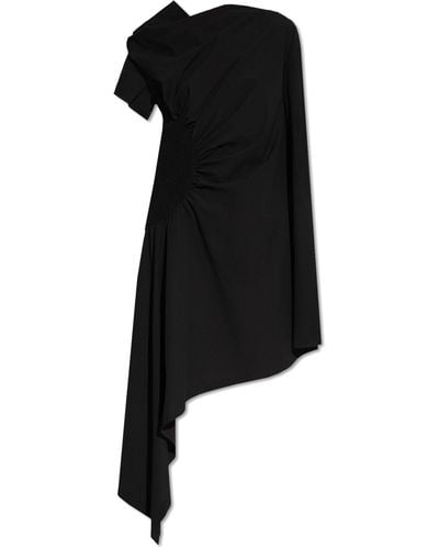 Issey Miyake Asymmetrical Dress, - Black