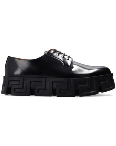 Versace Leather Shoes - Black