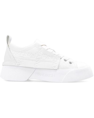 JW Anderson Trainers With Logo - White