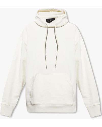 Y-3 Hoodie With Logo - White