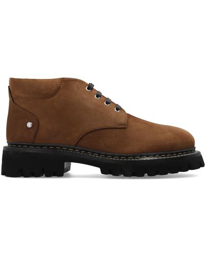 DSquared² ‘Desert’ Leather Ankle Boots - Brown