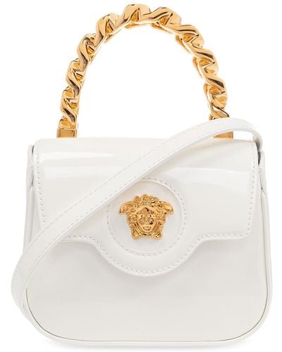 Versace ‘La Medusa Mini’ Shoulder Bag - White