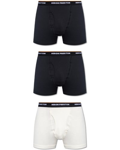 Heron Preston Branded Boxers 3-pack - Black