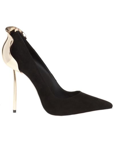 Le Silla ‘Petalo’ Embellished Stiletto Court Shoes - Black