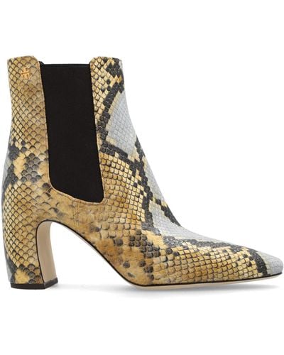 Tory Burch ‘Banana’ Heeled Ankle Boots - Brown