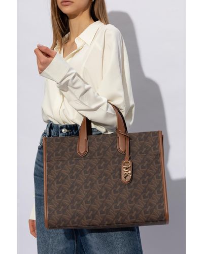MICHAEL Michael Kors 'gigi Large' Shopper Bag, - Brown