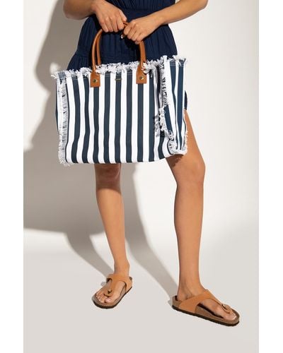 Melissa Odabash 'cap Ferrat' Shopper Bag, - Blue
