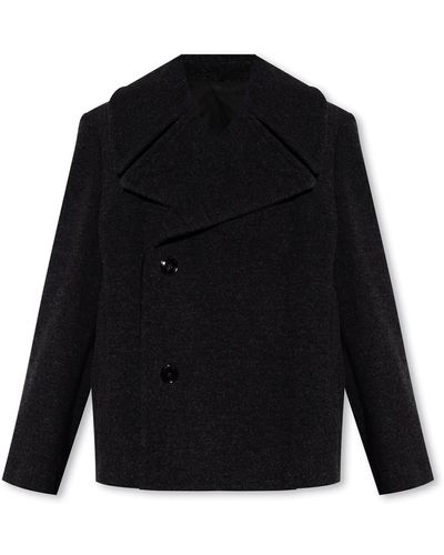 Lemaire Short Coat - Black