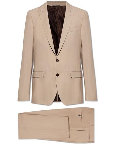 Dolce & Gabbana Wool Suit, - Natural
