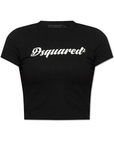 DSquared² T-shirt With Logo, - Black