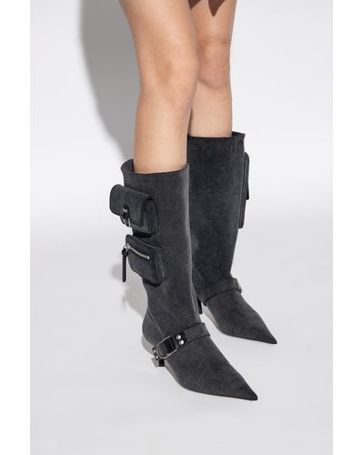 Blumarine ‘Jeannie’ Heeled Boots - Black