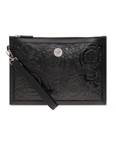 Versace Barocco Handbag - Black