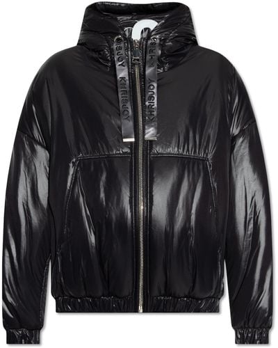 Khrisjoy Hooded Puffer Jacket - Black