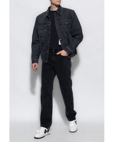 Ambush Jeans With Tapered Legs - Black