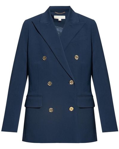 MICHAEL Michael Kors Double-Breasted Blazer - Blue