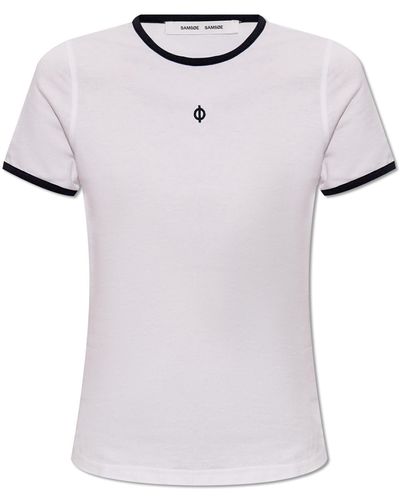 Samsøe & Samsøe 'salia' T-shirt, - White