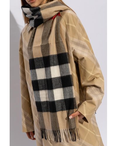 Burberry Cashmere Scarf - Brown