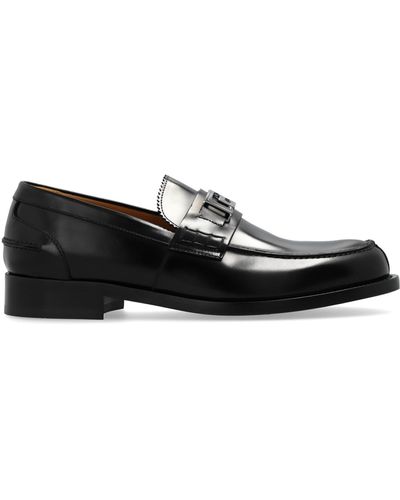 Versace `Loafers` Shoes - Black
