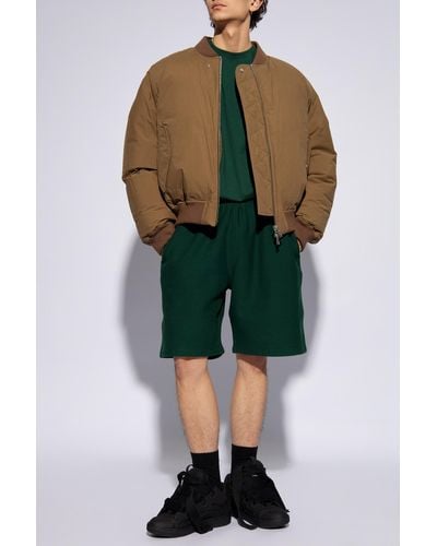 Burberry Cotton Shorts, - Green