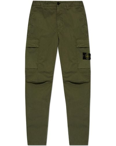 Stone Island Cargo Trousers - Green