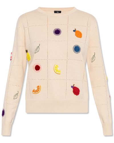 PS by Paul Smith Jumper With Patches - Natural