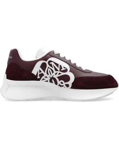 Alexander McQueen Trainers With Logo - Brown