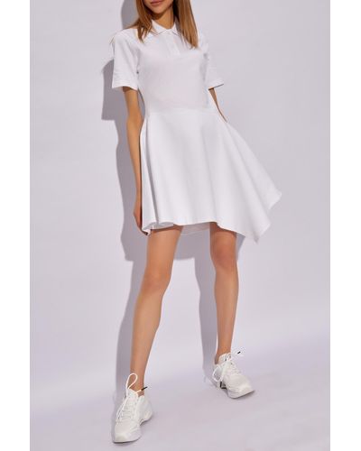 JW Anderson Dress With Logo, - White
