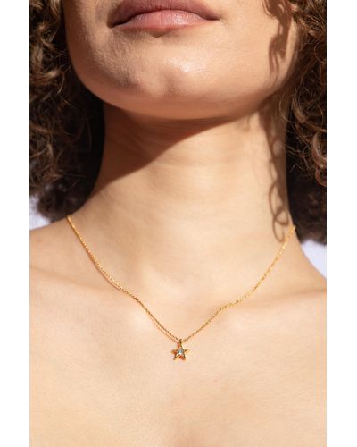 Kate Spade Necklace With A Star-Shaped Pendant - Natural
