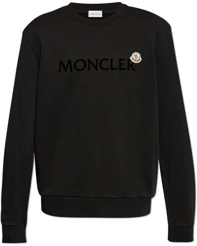 Moncler Sweatshirt With Logo - Black