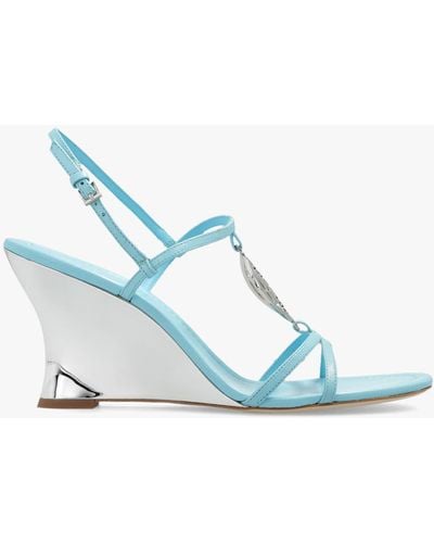 Tory Burch 'Capri Miller' Wedge Sandals, , Light - Blue