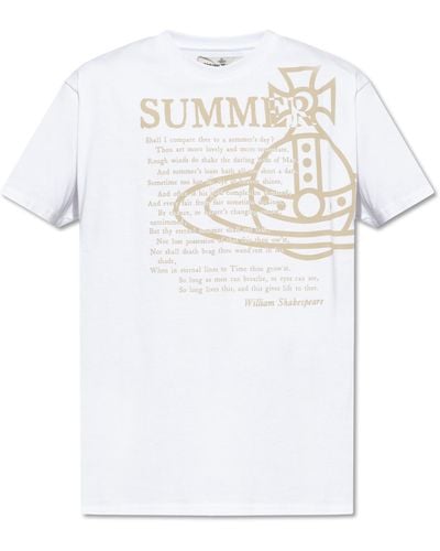 Vivienne Westwood Printed T-shirt, - White
