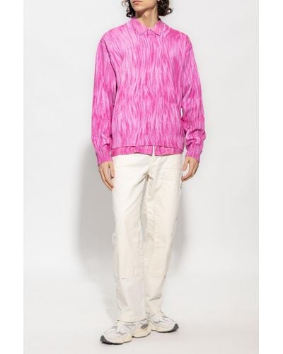 Stussy Short-Sleeved Shirt - Pink