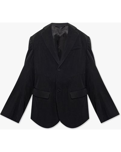 Balenciaga Oversize Blazer, - Black