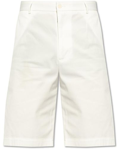 Dolce & Gabbana Shorts With Logo, - White
