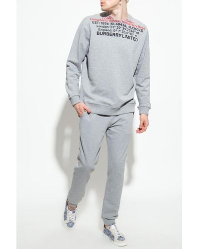 Men's sales burberry sweatpants